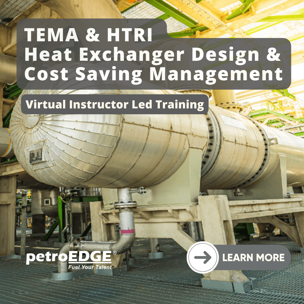 TEMA & HTRI Heat Exchanger Design & Cost Saving Management – Virtual ...