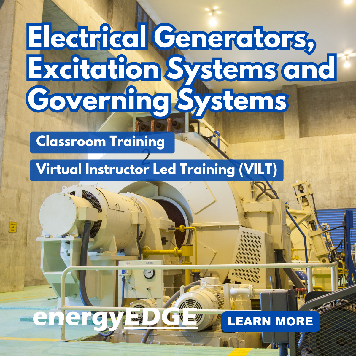 Electrical Generators, Excitation Systems and Governing Systems