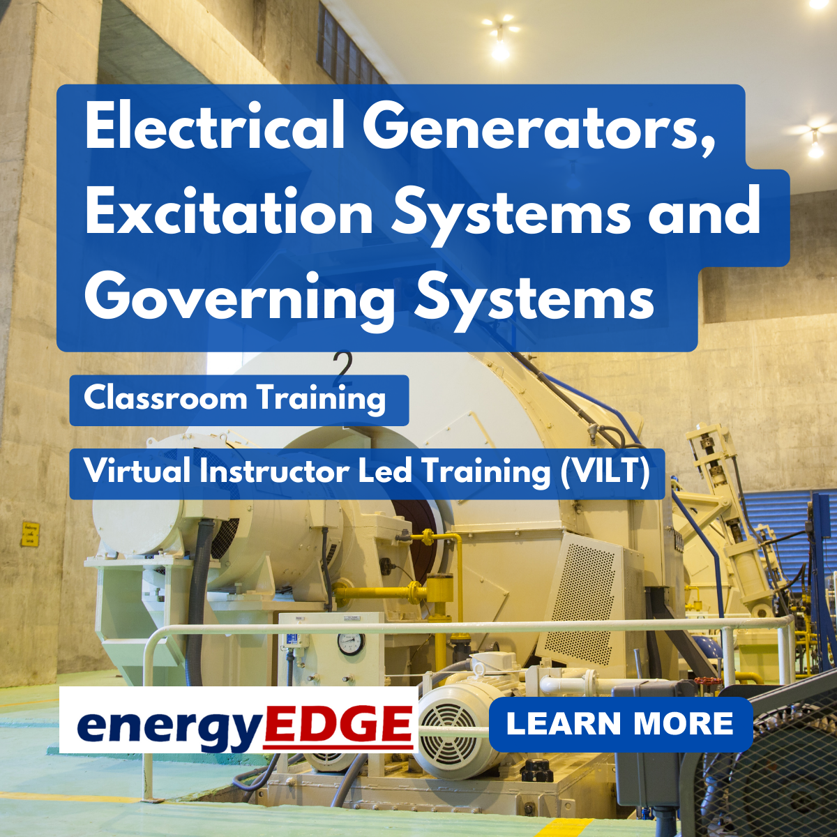 Electrical Generators, Excitation Systems and Governing Systems